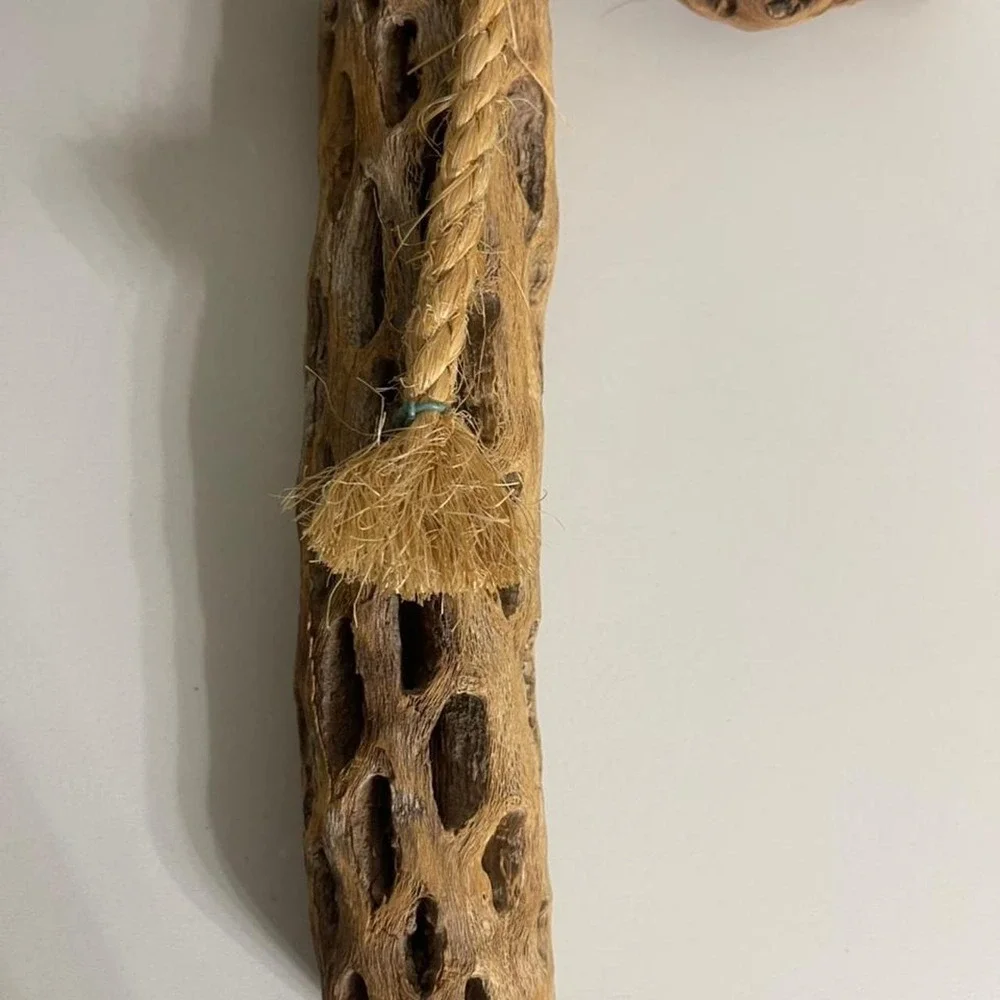 Vintage Rustic Driftwood cross with rope detail